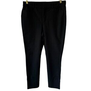 Old Navy Size 10 Pixie Pant High Rise Black Jack Slim Fit Ankle Stretch